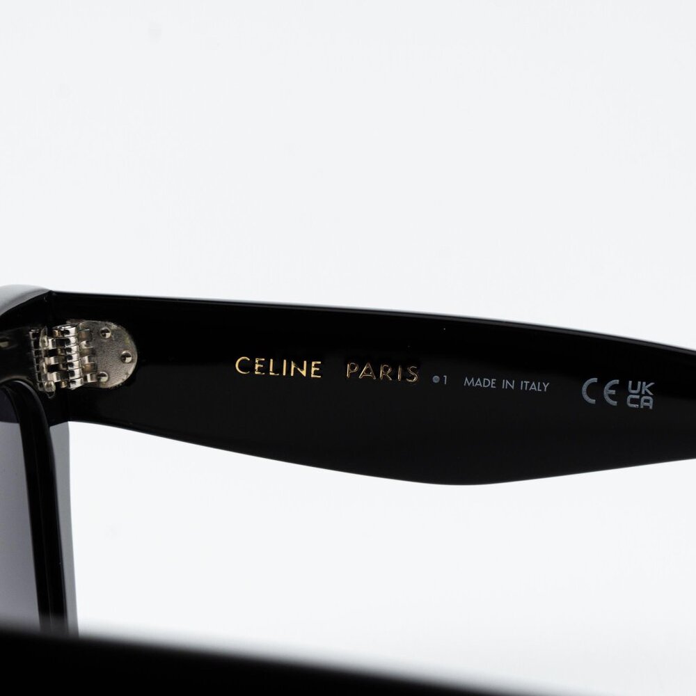 Celine 3 DOTS Women Sunglasses Black Grey Gradient CL4004IN 01D NEW AUTHENTIC - Picture 8 of 13